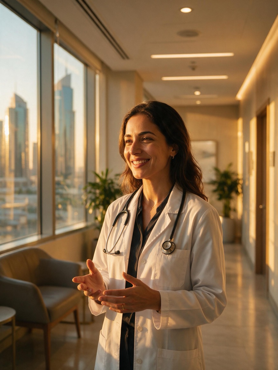 Doctor at a Dubai clinic